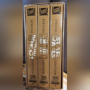 Star Wars Trilogy Special Edition VHS set